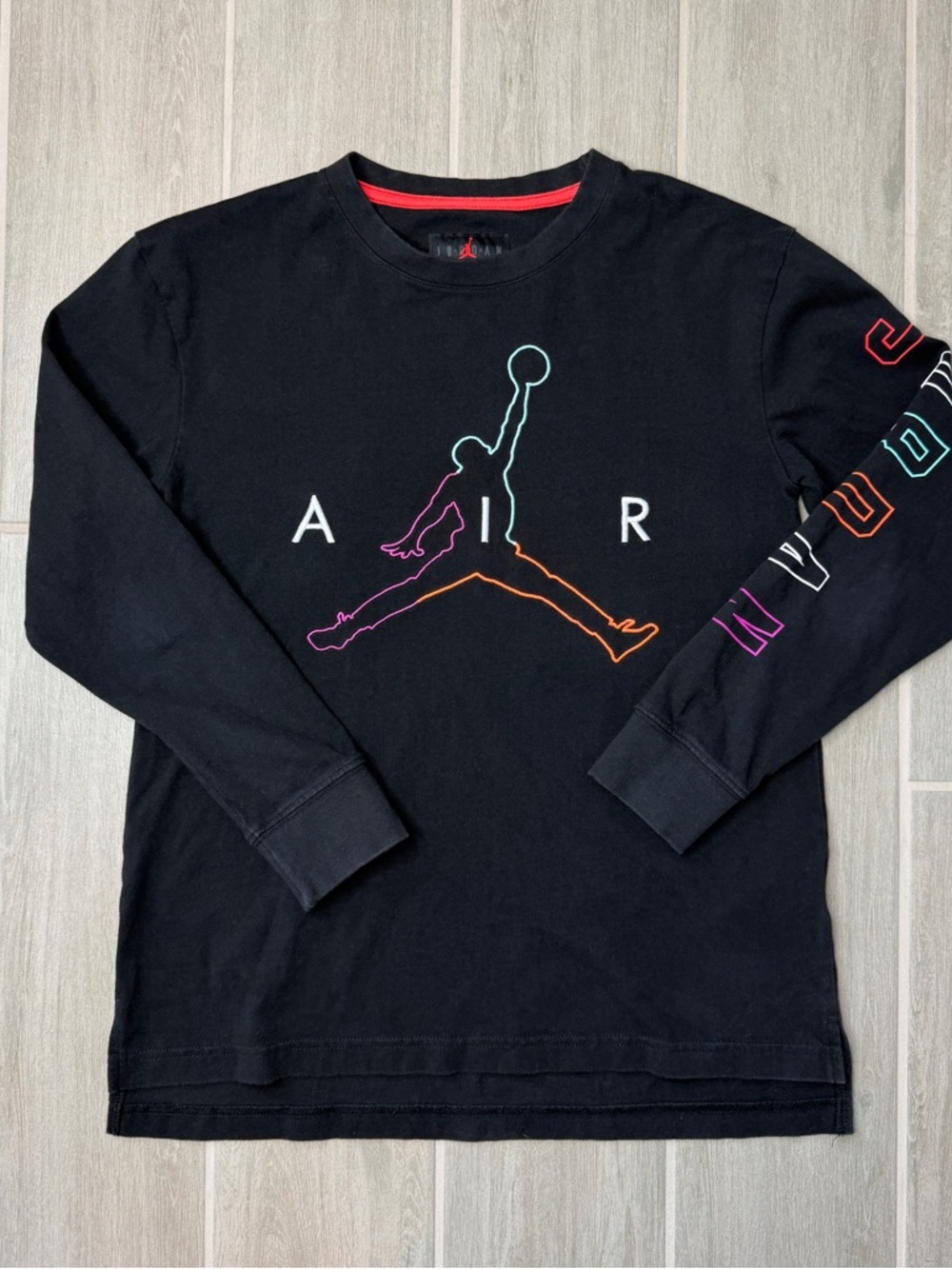 Jordan Jumpman Graphic Long Sleeve Crew Neck